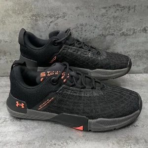 Under Armor TriBase Reign 5 Training Shoes Gym Black Size UK 6 EU 40 - Picture 1 of 20