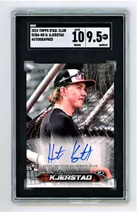 Heston Kjerstad 2024 Topps Stadium Club #SCBA-HK SGC 9,5 MT+ Auto 10 Rookie RC - Imagen 1 de 6