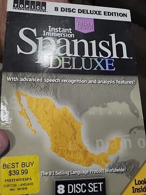 8 Disc Deluxe Edition Topics Spanish Speech Discs New Open Box Never Played - Image 1 of 4