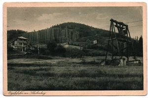 Cartolina fischietti organo sul Monte Scheiben Erzgebirge 1925 - Foto 1 di 2