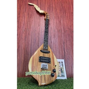 Electric Harp Guitar Phin Handmade Work Exquisite Head Craft Musical Padauk Wood - Picture 1 of 6