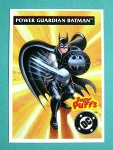 SUGAR PUFFS 1995 LEGENDS of Batman Collectors Card. POWER GUARDIAN BATMAN. NEUWERTIG - Bild 1 von 2