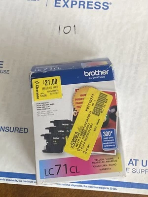 Brother LC71CL Color Combo Ink Cartridges Exp 2023ً New Open Box - Image 1 of 4