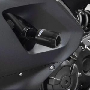 Black Frame Sliders Crash Pad Falling Protector Kit For YAMAHA YZF R7 2021-2024 - Picture 1 of 9