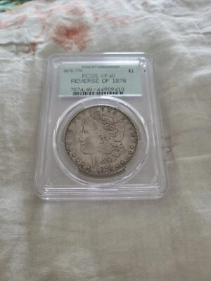 1878 7TF Reverse of 1878 Morgan Dollar  PCGS XF 40 Beautiful Morgan!! - Image 1 of 4