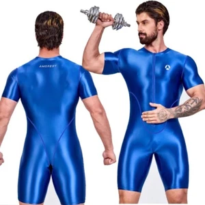 AMORESY Olympus Men's Tracksuits Jumpsuits Bodysuit Tights Overalls Suits Cyclin - Picture 1 of 22