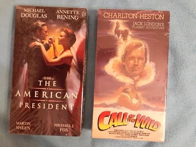 VHS New Sealed Lot - Call of the Wild 1989 - The American President 1995 - - Image 1 of 4