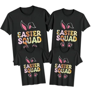 Family Easter Squad Happy Easter T-Shirt Tee Holiday Party Matching Outfit #ED - Picture 1 of 24
