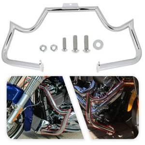 Engine Guard Crash Bar Steel Chrome Fit For Harley Softail FL Fatboy Slim 2010 - Picture 1 of 13