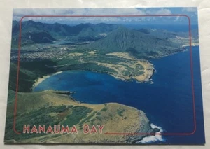 Aerial View Of Hamauma Bay, Hawaii. Postcard (Z2) - Picture 1 of 2