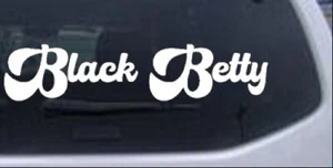 Calcomanía adhesiva negra para ventana de auto o camión Betty para computadora portátil - Imagen 1 de 32