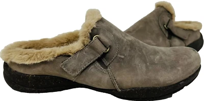 Женские модные сабо Clarks модель Roseville без застежек с подкладкой цвет темный камень размер: 6 172B - Изображение 1 из 4