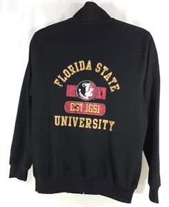 Florida State University FSU Seminoles Champs Herren schwarz Reißverschluss Jacke Track Top M - Bild 1 von 9