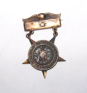 1918 Primera Guerra Mundial Madres de Defensores de la Libertad Rochester Nueva York Ejército de Estados Unidos Medalla Insignia - Imagen 1 de 2