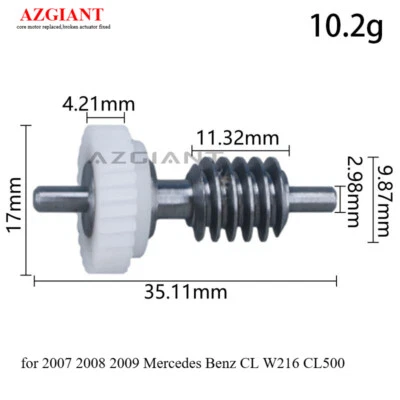 Espejo retrovisor lateral plegable motor engranaje para Mercedes Benz CL W216 CL500 2007-2009 Foto 1 de 4