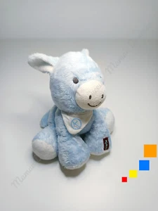 Peluche/Doudou Regliss Âne Bleu Clair Bandana Blanc Les Amis 20cm Medium - Kaloo - Picture 1 of 4