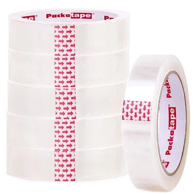 H & O Sticky Clear Packing Sellotape Tape 24mm x 35M For Dispenser & Packing Cheapest