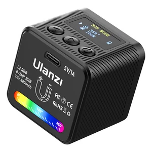 Ulanzi L2RGB COB RGB Pocket LED Video Light For Camera Smartphone Vlog Shooting - Picture 1 of 12
