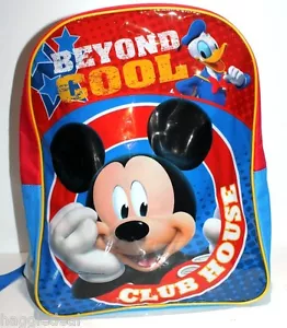 ZAINO BORSA SCUOLA DISNEY TOPOLINO CLUB HOUSE RAGAZZI 16" più regalo sorpresa - Foto 1 di 4