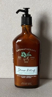Bath & Body Works Aromatherapy SAGE + CEDARWOOD Body Lotion 6.5 oz RARE Retired - Image 1 of 2