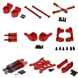 Alloy Upgraded Parts Hop-ups Red For RC Hobby 1/18 Dromida BX MT SC4.18 - Picture 1 of 31