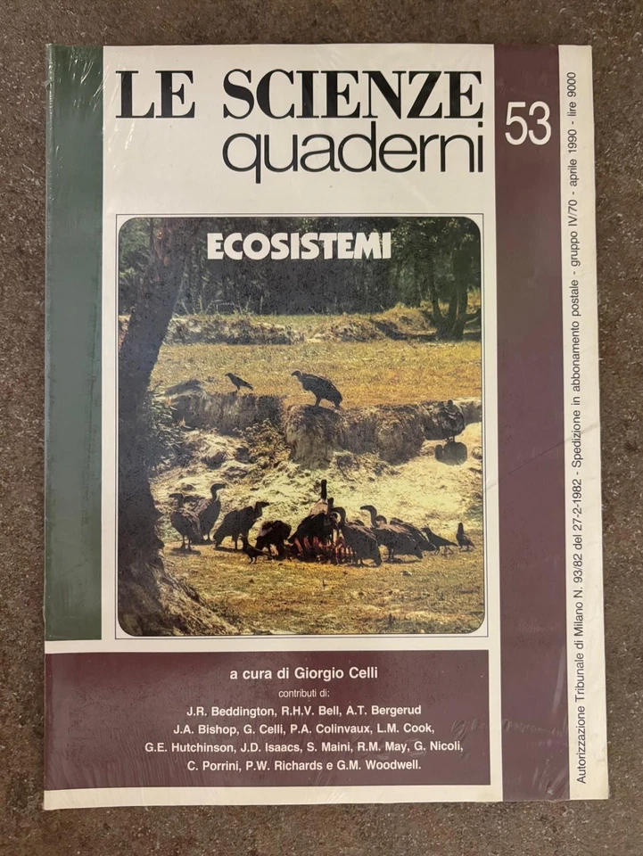 Le scienze. Quaderni - n.53 / aprile 1990 - Ecosistemi (a cura di G. Celli) - Immagine 1 di 1