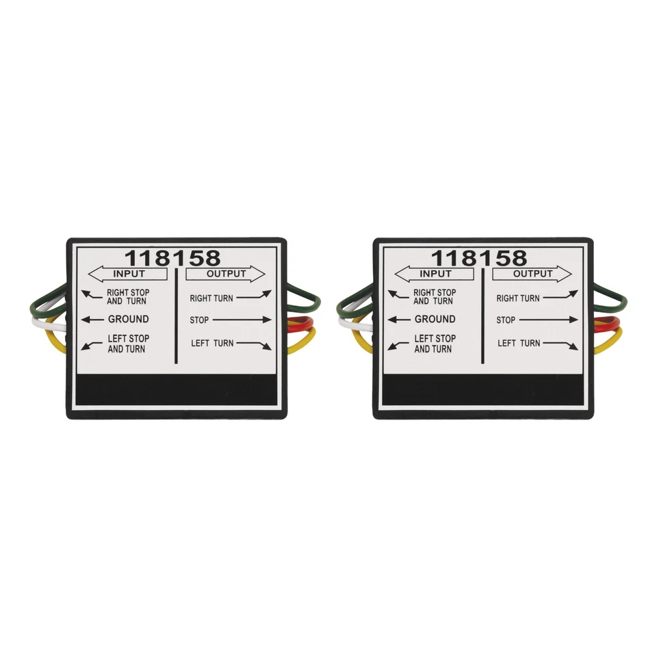 Convertidor de luz trasera Tekonha (paquete de 2) para conectar vehículos de remolque con sistema de 2 cables Foto 1 de 1