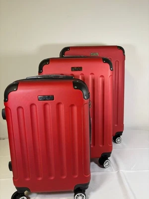 MERISH Reisekoffer Koffer Kofferset Trolleys Zwillingsrollen 3tlg - Bild 1 von 4