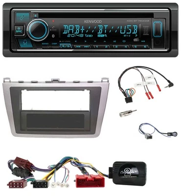 Kenwood Lenkrad Bluetooth DAB USB CD Autoradio für Mazda 6 2010-2012 aktiv - Bild 1 von 4
