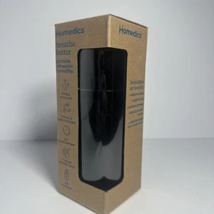 Homedics Breathe Better Humidificador Ultrasónico Portátil Aire Negro USB Carga Niebla - Imagen 1 de 6