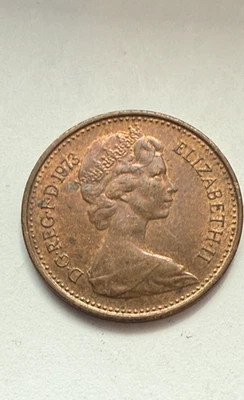 Great Britain 1973 1/2 New Penny Coin, Queen Elizabeth II - Image 1 of 2