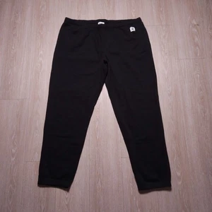 ROOTS Paddlecreek Sweatpants Men's Size XL Black Drawstring Logo Joggers Casual - Picture 1 of 13