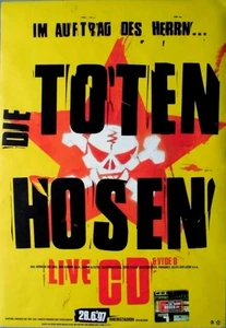 TOTEN HOSEN - 1997 - Promotion - Plakat - Im Auftrag des Herrn - Poster - Picture 1 of 1