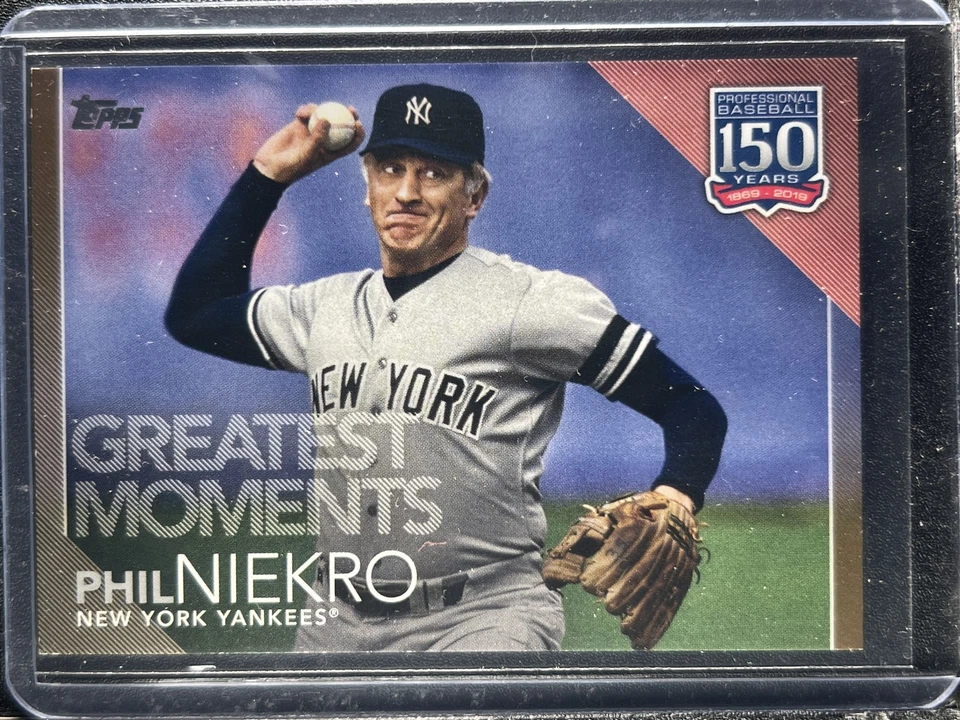 Niekro, Phil - 2019 Topps - 150 Years Of Baseball - 29/50 - Image 1 of 1