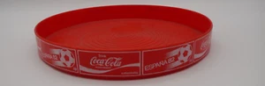 Trink Coca-Cola Tablett Fussball-WM 1982 Espana Spanien - ø 29 cm - Bild 1 von 3