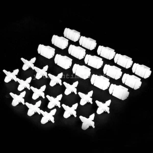 30x Car Side Door Moulding Trim Clips For Mercedes Sacco 190 W201 W124 S124 A124 - Picture 1 of 11