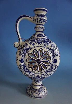 Boch Amsterdam Keramik Vase Flaschenvase Henkelvase durchbrochen (F23-355 - Bild 1 von 4