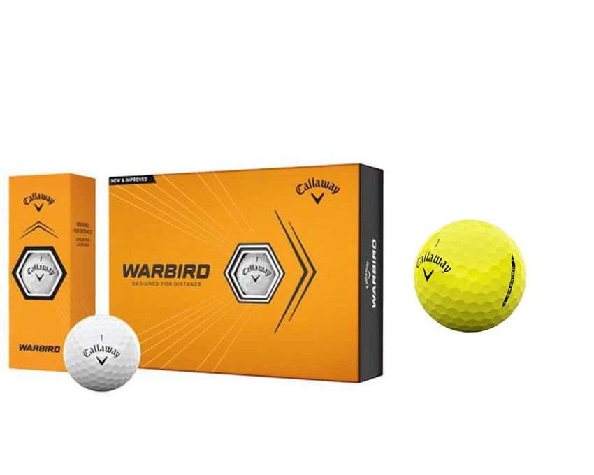 Callaway Warbird Golfbälle - 12 Ball Pack weiß oder gelb