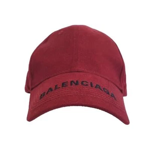 Balenciaga cappello berretto Baseball uomo tg.L bordeaux-nero - Picture 1 of 6