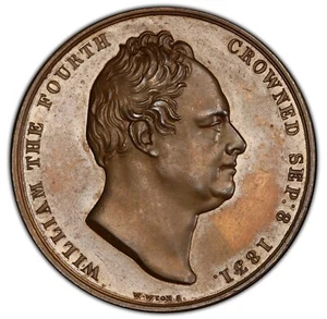 England - 1831 William IV - Coronation Medal - PCGS SP63 - STUNNING RARITY! - Picture 1 of 5