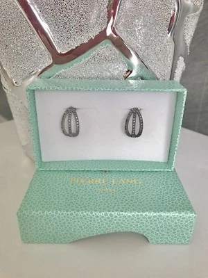 Pierre Lang Ohrringe Ruthenium NEU - Bild 1 von 4