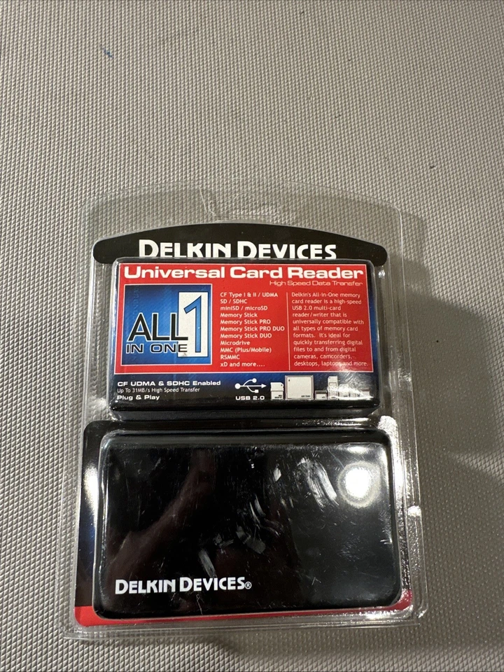 Delkin Devices 18-in-1 USB 2.0 Flash Memory Card Reader - Image 1 of 4