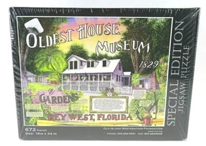 Key West Florida ältestes Haus Museum Puzzle 672 Teile FABRIKVERSIEGELTE BOX - Bild 1 von 5