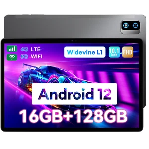 Headwolf WiFi Tablet PC 10 Zoll Android 12 16GB+128GB FHD IPS Widevine L1 4G LTE - Bild 1 von 12