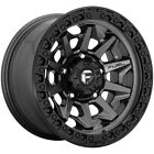 One 18x9 Fuel D716 Covert 8x170 -12 Gen Metal Black Wheel Rim 125.1