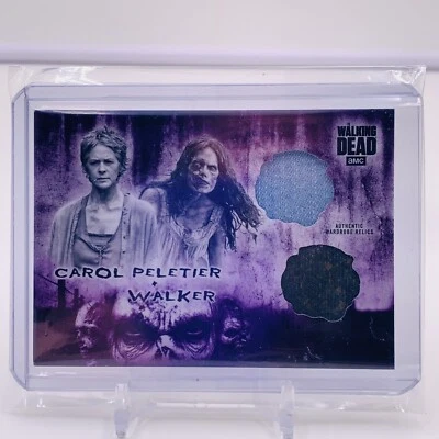 2023 Topps Walking Dead Hunters & Hunted Carol & Walker Dual Relic Card #WDR-5 - Image 1 of 2