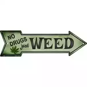 Just Weed 2,25"x8" Pfeilmagnet Kühlschrank Küche Haus Tür Wand - Bild 1 von 1