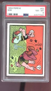 Popeye #63 Sok 1959 grado 8 tarjeta Ad-Trix King características Syndicate Inc. casi nuevo-como nuevo-nuevo - Imagen 1 de 2