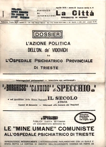 crv 066 1975 L'Ospedale psichiatrico di TRIESTE - Rivista LA CITTÀ - Imagen 1 de 1