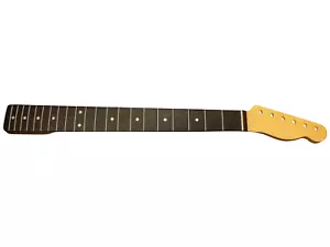 More details for telecaster style maple neck - rosewood fretboard satin finish